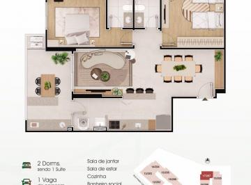 Apartamento · 120m² · 3 Quartos · 2 Vagas · Oportunidade na cidade de Praia Grande, próximo ao mar