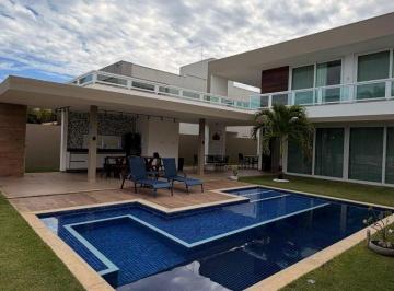 Casa de 5 quartos, Camaçari · Casa a venda em Guarajuba com 5 suites piscina área gourmet e mobiliada no Paraiso dos Lagos