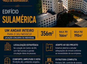 Comercial de 2 quartos, Belo Horizonte · EDIFÍCIO SULAMÉRICA- LOCAÇÃO INDIVIDUAL OU CONJUNTA