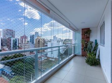 Apartamento · 109m² · 3 Quartos · 2 Vagas · Apartamento para locação na Vila Itapura, andar alto, 3 quartos, sacada gourmet, 2 vagas cobertas