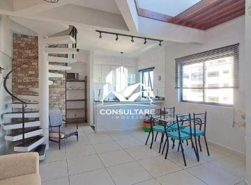 Apartamento · 84m² · 1 Quarto · 1 Vaga · Flat em Ponta da Praia, Santos/SP de 84m² 1 quartos para locação R$ 6.000,00/mes