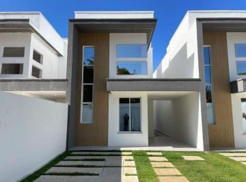 Casa de 3 quartos, Eusébio · Lindo Duplex no Eusébio, 128m2, 3 Quartos, 3 Suítes, Lavabo, Amplo Quintal Privativo, 2 Vagas.