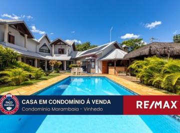 Casa · 585m² · 5 Quartos · 4 Vagas · Casa à venda no Condomínio Marambaia em Vinhedo com 4 suítes.