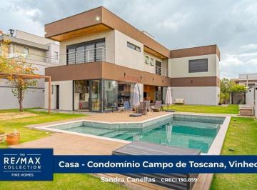 Casa · 396m² · 4 Quartos · 2 Vagas · Casa à venda no Condomínio Campo de Toscana - Vinhedo/SP
