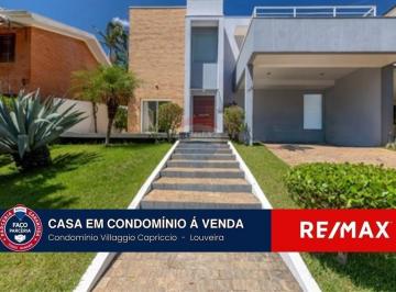 Casa · 238m² · 4 Quartos · 4 Vagas · casa a venda em Louveira condominio Villaggio Capriccio.