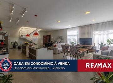 Casa · 392m² · 4 Quartos · 6 Vagas · Casa Moderna à venda - Condomínio Marambaia Vinhedo