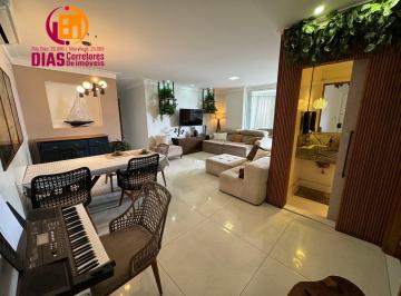 Apartamento · 200m² · 4 Quartos · 3 Vagas · Alugo lindo Apartamento com 200m2 mobiliado e decorado, 4/4, 3 suítes, 01 dormitório gabinete, 3 vag