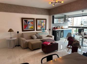 Sala moderna | Borges Realty · Apartamento à venda no Horto Florestal Salvador | 84m² no Residencial Bertolini