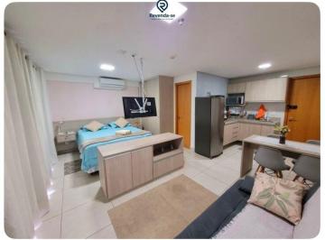 Apartamento · 42m² · 1 Quarto · 1 Vaga · Flat Mobiliado 42m² no Jardim Goiás - Andar Alto c/ linda vista