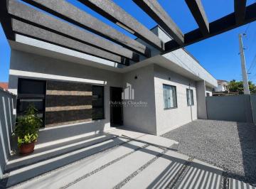 Casa · 77m² · 3 Quartos · 1 Vaga · Casa Nova Com 03 Dormitórios (Sendo 01 Suíte) Próxima Ao Porto!