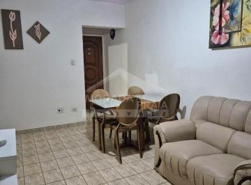 Apartamento · 50m² · 1 Quarto · 1 Vaga · Apartamento MOBILIADO na Tupi, 1 dormitório, prédio FRENTE AO MAR, confira em Praia Grande.
