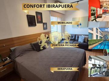 Apartamento · 26m² · 1 Quarto · 1 Vaga · Confort Ibirapuera: Studio de 26m² em Moema Pássaros por R$ 360 Mil