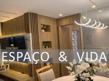 Apartamento · 77m² · 2 Quartos · 2 Vagas · APARTAMENTO COM 2 DORMS (1 SUÍTE) COM SALA EXTENDIDA, VISTA LIVRE, 77M² - CONDOMÍNIO ESPAÇO E VIDA -