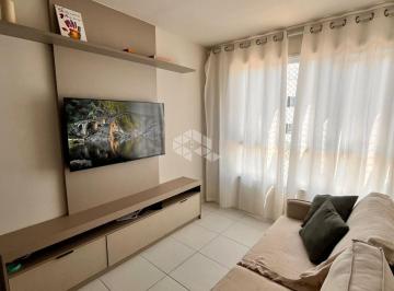 Apartamento · 50m² · 2 Quartos · 1 Vaga · APARTAMENTO MOBILIADO 2 QUARTOS SENDO 1 SUÍTE EM BIGUAÇU - PRONTO PARA MORAR
