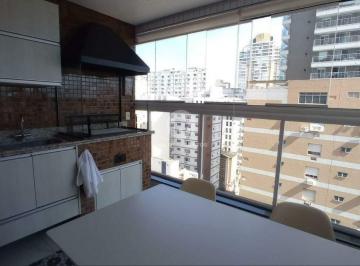 varanda · Apartamento à Venda com 2 quartos na quadra da praia do Embaré - Santos
