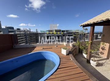 Apartamento · 340m² · 4 Quartos · 3 Vagas · Cobertura com Vista para o Mar de Tambaú