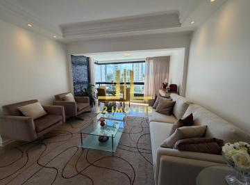 Apartamento · 136m² · 4 Quartos · 2 Vagas · APARTAMENTO - 4/4 SENDO 2 SUÍTES - 136M² - NASCENTE - GABINETE - 02 VAGAS - CIDADE JARDIM