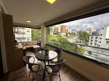 Apartamento · 126m² · 3 Quartos · 2 Vagas · 3  dormitórios, 1 suite, ampla sacada com churrasqueira e vista, vaga dupla e infra