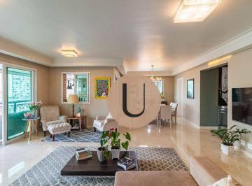 Sala de estar e jantar · Apartamento com 3 suítes à venda, varanda gourmet, andar alto, vista livre, 4 vagas de garagem, Acli