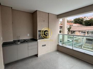 Foto 01 · Apartamento 3 dormitórios com suíte, lavabo e varanda gourmet com churrasqueira para locação no Edif