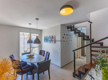 Apartamento · 124m² · 3 Quartos · 2 Vagas · Cobertura Duplex - 124,36m2 - 1km para Metrô Santos Imigrantes