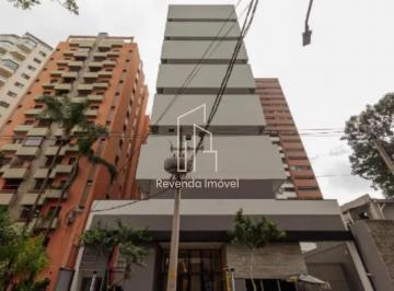 Apartamento · 30m² · 1 Quarto · Studio de 30m² à venda na Vila Nova Conceição, São Paulo-SP: Ar-condicionado, sacada, persianas e mó