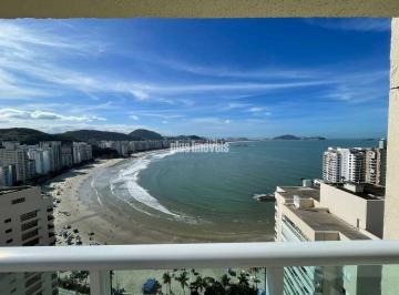 Apartamento · 196m² · 2 Quartos · 2 Vagas · Cobertura Duplex de frente para a Praia das Astúrias - Guarujá