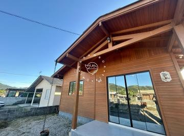 Casa · 100m² · 3 Quartos · 5 Vagas · Casa 3 quartos, 1 suíte, com amplo terreno em Areias – Paulo Lopes/SC