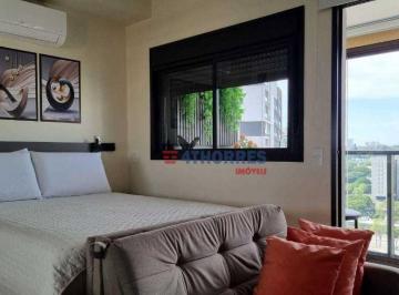 Photo 1 · Apartamento com 1 dormitório para alugar, 31 m² por R$ 5.749,80/mês - Jardim das