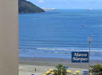 Apartamento de 2 quartos, Santos · Apartamento com vista para o mar e garagem para 2 carros no bairro Aparecida