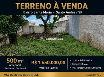 chatgpt-image-25-de-jul-de-2026-22_07_511785028113659.png · TERRENO 10X50M SANTA MARIA/CAMPESTRE/JARDIM, Santo André, SP. TERRENO PARA CONSTRUIR PREDIO 3 ANDARE