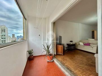 Apartamento · 122m² · 3 Quartos · 1 Vaga · Apartamento de 3 quartos com 130 m² no Ponta da Praia, Santos – varanda e portaria 24h
