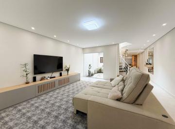 Casa · 209m² · 3 Quartos · 4 Vagas · Sobrado Residencial em Santo André (Parque das Nações) – 3 suítes, 4 vagas e espaço gourmet