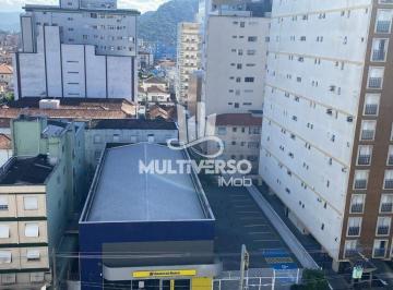 Apartamento · 63m² · 1 Quarto · 1 Vaga · Apartamento 1 dorm na Frente (63,49 m²) no Centro de São Vicente | Portaria 24h e Lazer