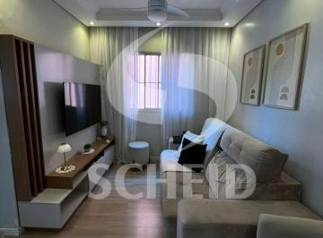 Apartamento · 50m² · 2 Quartos · LINDO APARTAMENTO À VENDA ? 2 DORMITÓRIOS COM ARMÁRIOS E 1 VAGA COBERTA