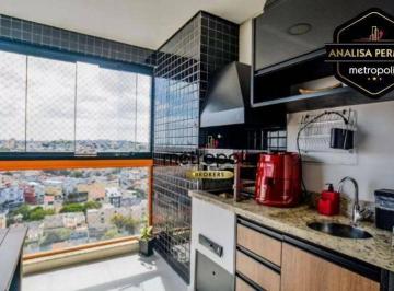 Varanda Goumet  · Apartamento com 2 dormitórios à venda, 70 m² por R$ 680.000,00 - Vila Curuçá - Santo André/SP