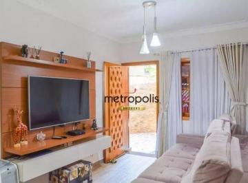Sala  · Sobrado com 2 dormitórios à venda, 89 m² por R$ 430.000,00 - Vila Baeta Neves - São Bernardo do Camp