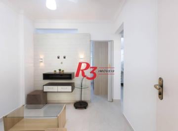 4d3cd295a4b784f14d602536f4065920a0a8fea5 · Apartamento para alugar, 37 m² por R$ 3.000,00/mês - José Menino - Santos/SP