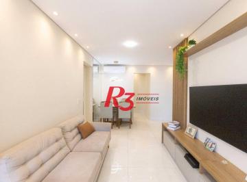 1ef5383a946fdc8684c705f87c56f064f46b476e · Apartamento com 2 dormitórios à venda, 80 m² por R$ 825.000,00 - Marapé - Santos/SP