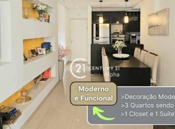 0e6191c03bb01ba9dfc3f5b8b004f180b2fedbfa · Apartamento com 3 dormitórios à venda, 71 m² por R$ 490.000,00 - Evolution Family Club - Barueri/SP