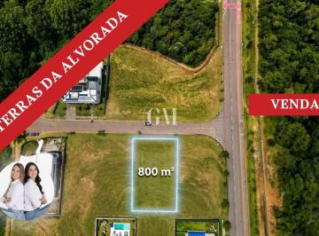 Terreno · 800m² · Condomínio Terras da Alvorada - Terreno com 800 m² em Condomínio Fechado de Alto Padrão
