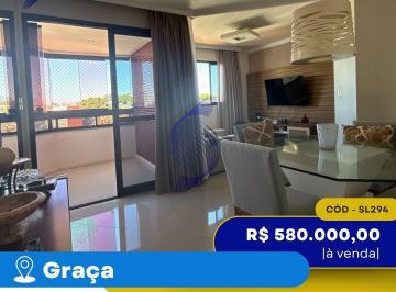 Apartamento · 98m² · 2 Quartos · 2 Vagas · VENDO APARTAMENTO 98 M² | 02 QUARTOS | EDIFÍCIO MIKONOS | GRAÇA | SALVADOR | BAHIA