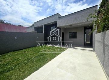 Casa · 63m² · 2 Quartos · 1 Vaga · Casa com 3 dormitórios à venda - Iguaçu | Fazenda Rio Grande PR