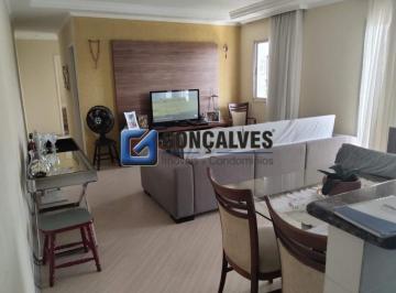 Apartamento · 76m² · 3 Quartos · 1 Vaga · Apartamento 3 Dormitórios com Suíte, Frente, 76 m² em Taboão – Aceita Financiamento