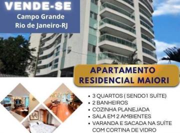 Apartamento · 85m² · 3 Quartos · 1 Vaga · Apartamento em Campo Grande, Rio de Janeiro/RJ de 85m² 3 quartos à venda por R$ 490.000,00