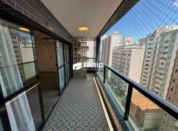 Varanda · Aluguel de Apartamento 3 Quartos em Santos - Frente, Vista Mar, 2 Vagas