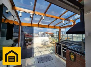 f1526175c998dde575480e91a846a8667c15e7b9 · Cobertura com 3 dormitórios à venda, 160 m² por R$ 750.000 - Vila Humaitá - Santo André/SP