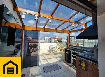 23d322c5e57176aefe240e6bdb959de5913dafae · Cobertura com 3 dormitórios à venda, 160 m² por R$ 750.000 - Vila Humaitá - Santo André/SP