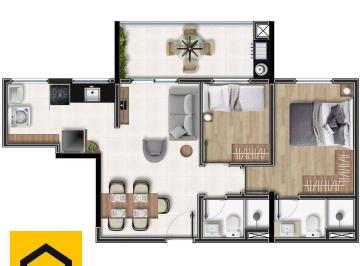 9b620e45366524921ec784443dd37fa96aec9a83 · Apartamento com 2 dormitórios à venda, 57 m² por R$ 420.000 - Vila Bocaina - Mauá/SP