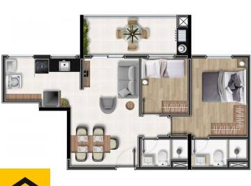 8bec9f056a296c0a39623bca9aea04d73760d5f9 · Apartamento com 2 dormitórios à venda, 57 m² por R$ 420.000 - Vila Bocaina - Mauá/SP